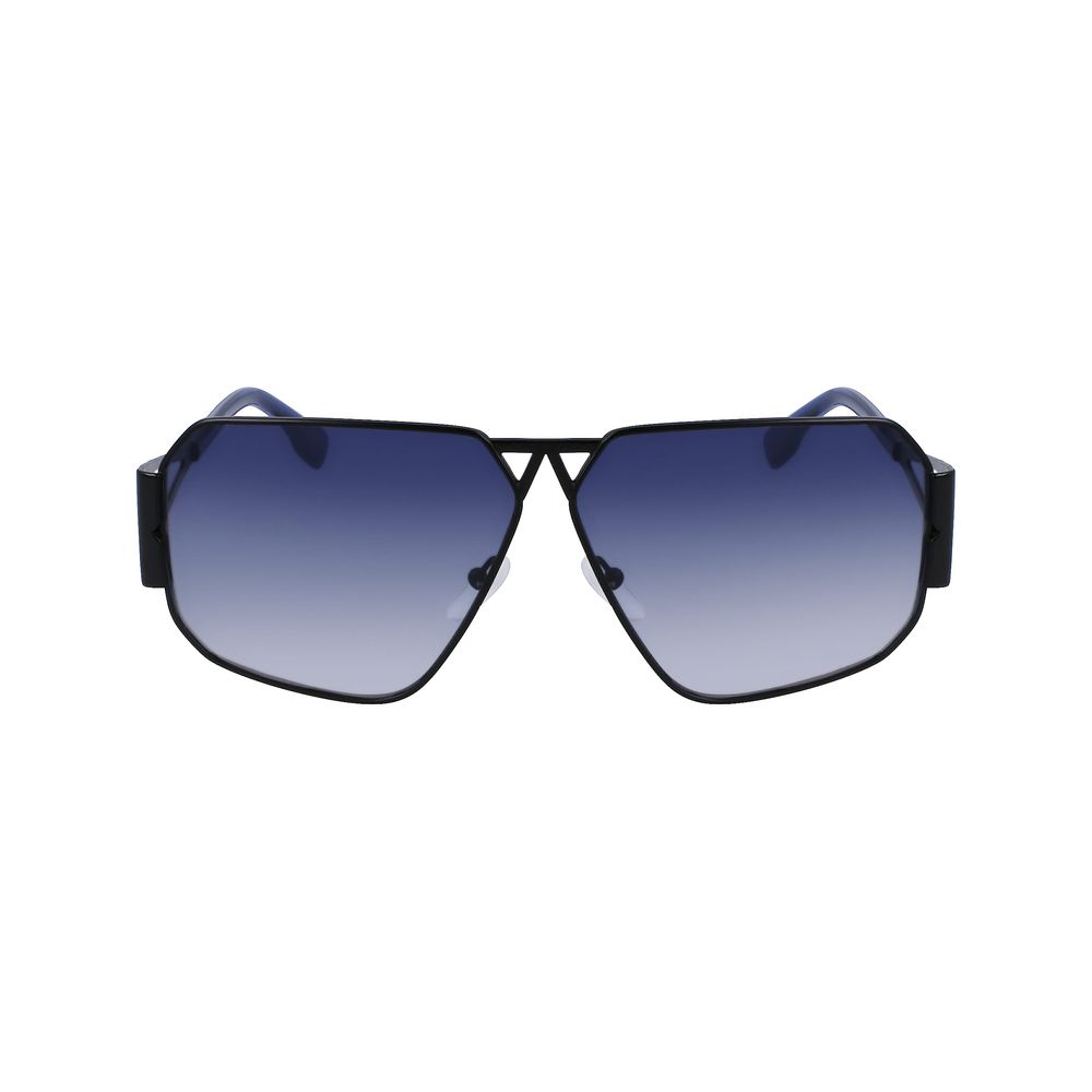 Lunettes de soleil en métal noir