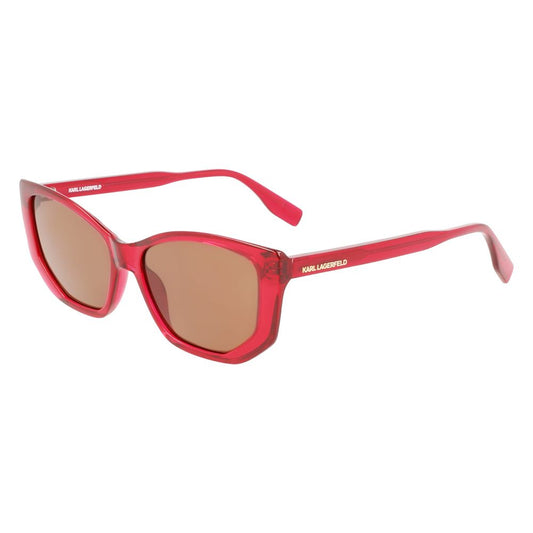 Gafas de sol rojas inyectadas