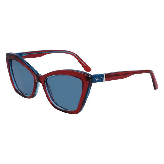 Gafas de sol de acetato rojo