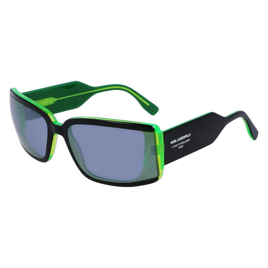 Lunettes de soleil en acétate noir