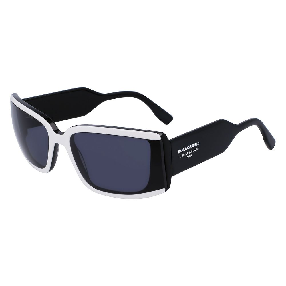Lunettes de soleil en acétate noir