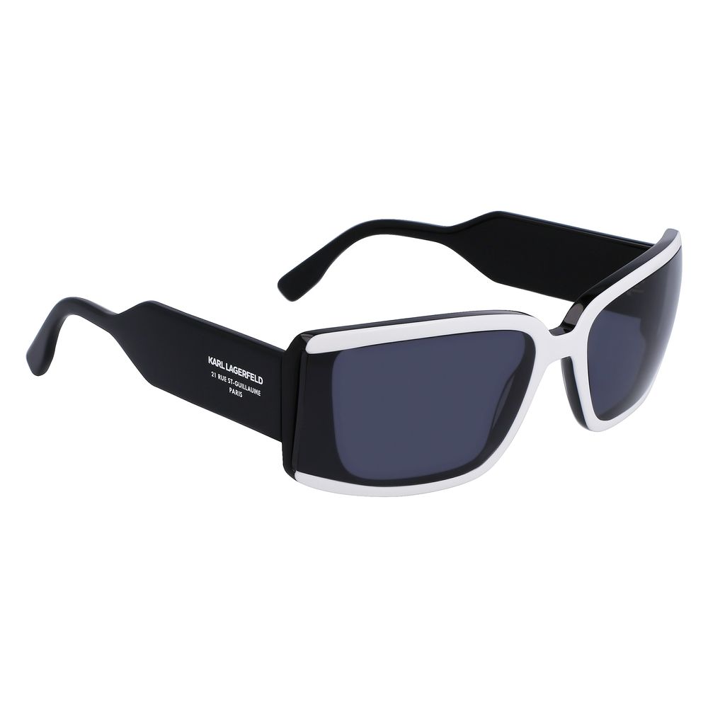 Lunettes de soleil en acétate noir