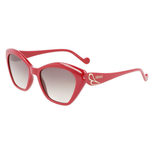 Gafas de sol rojas inyectadas