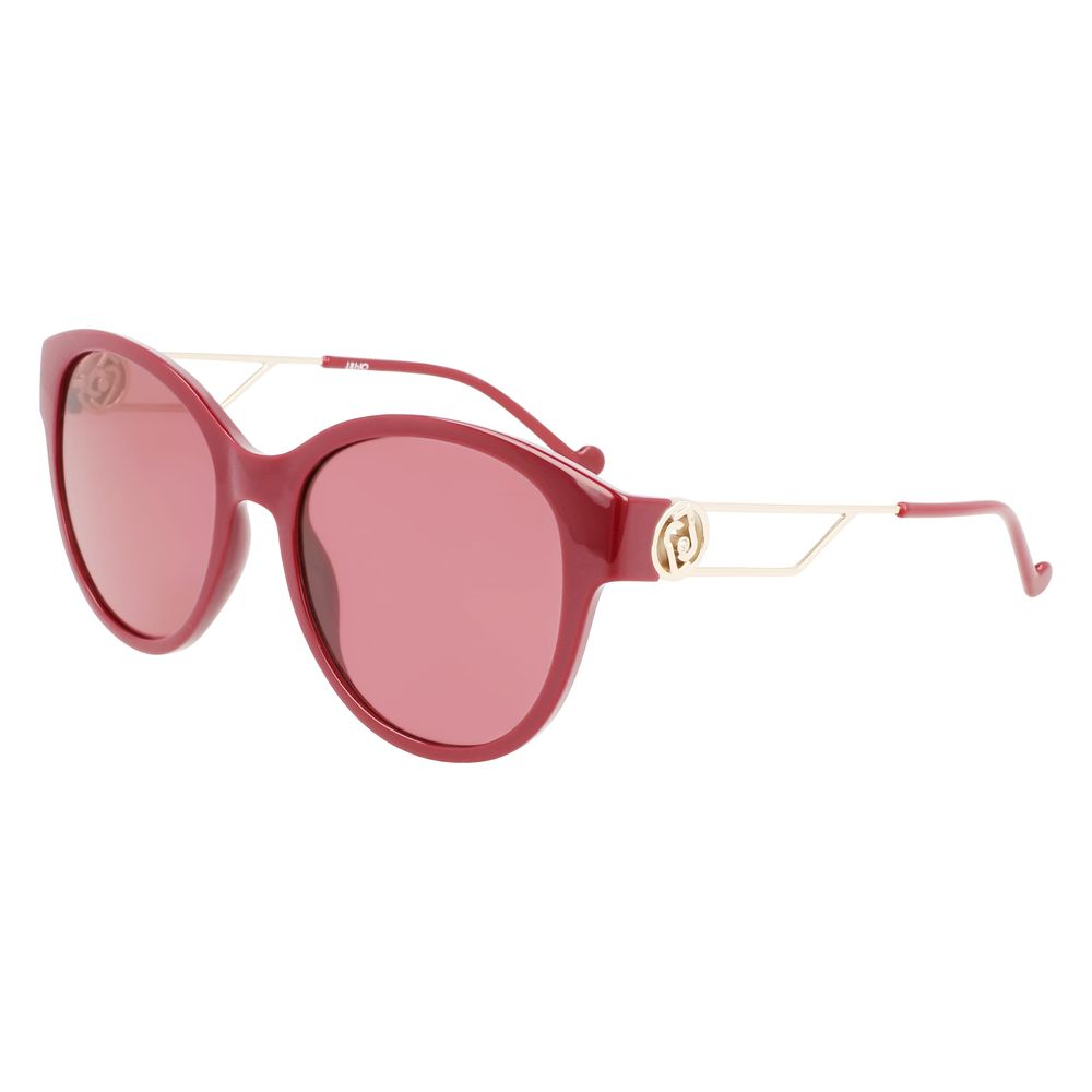 Gafas de sol rojas inyectadas