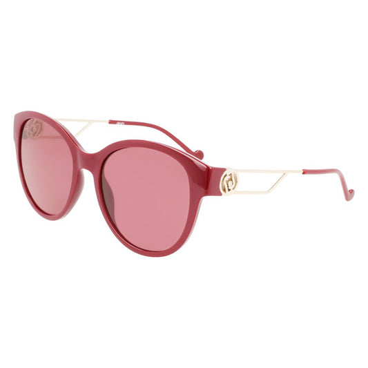 Gafas de sol rojas inyectadas