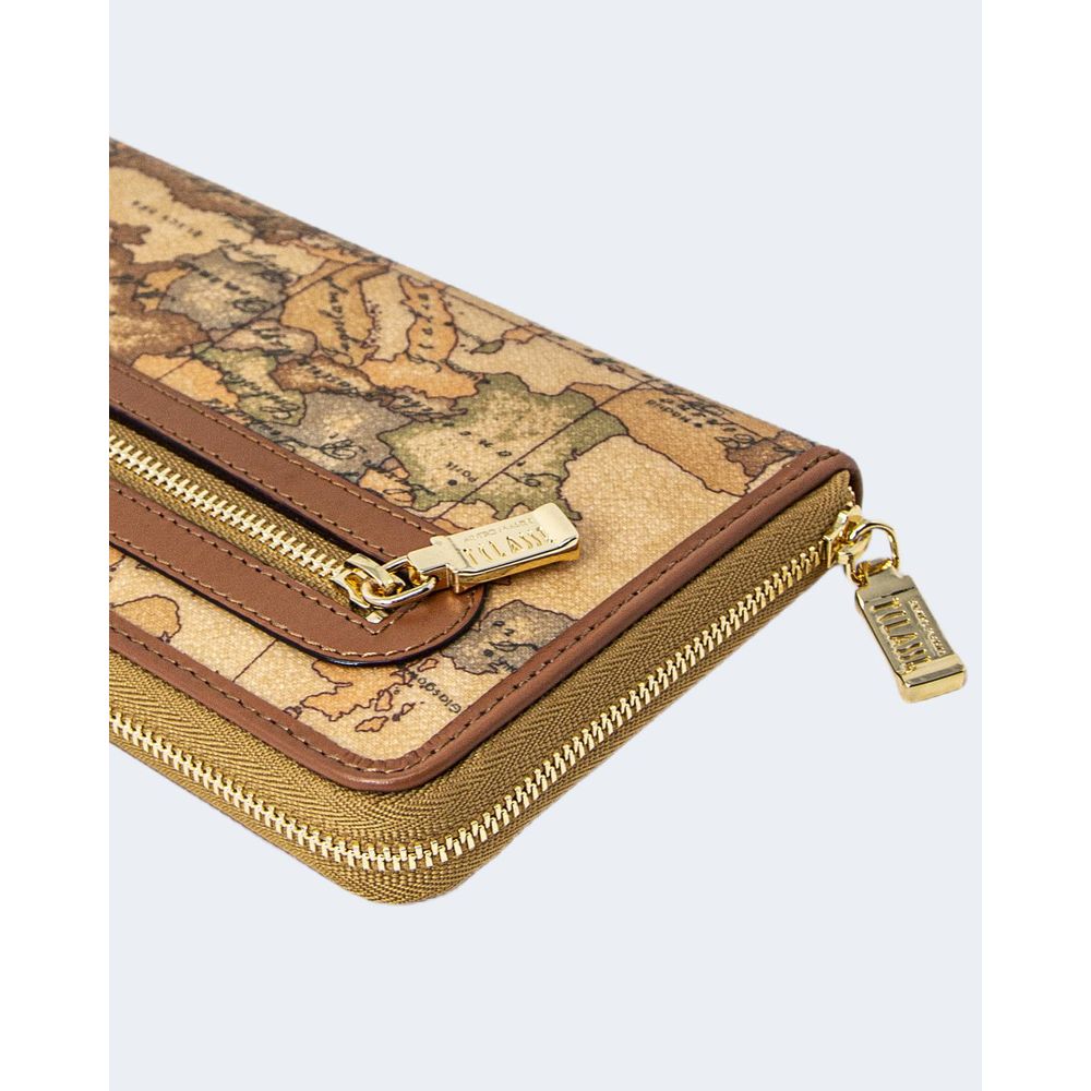 Portefeuille en cuir beige