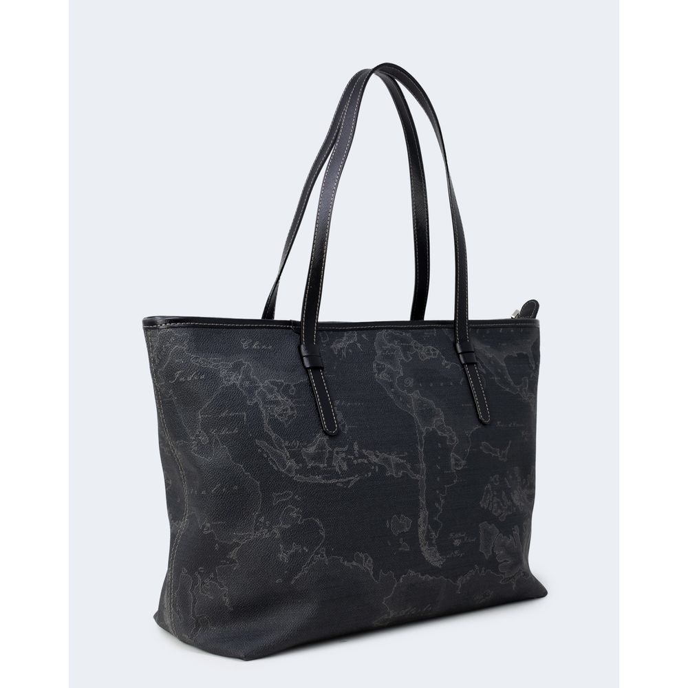 Sac à main en polyester noir