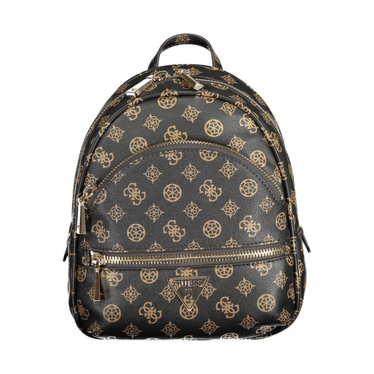 Sac à dos en polyéthylène marron