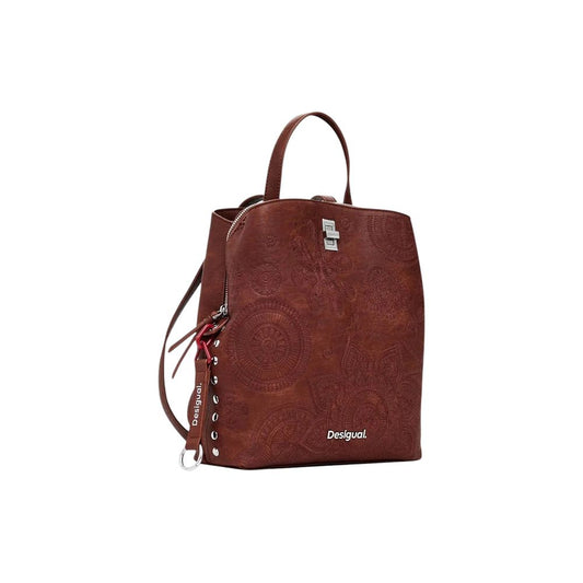 Sac à dos en polyéthylène marron
