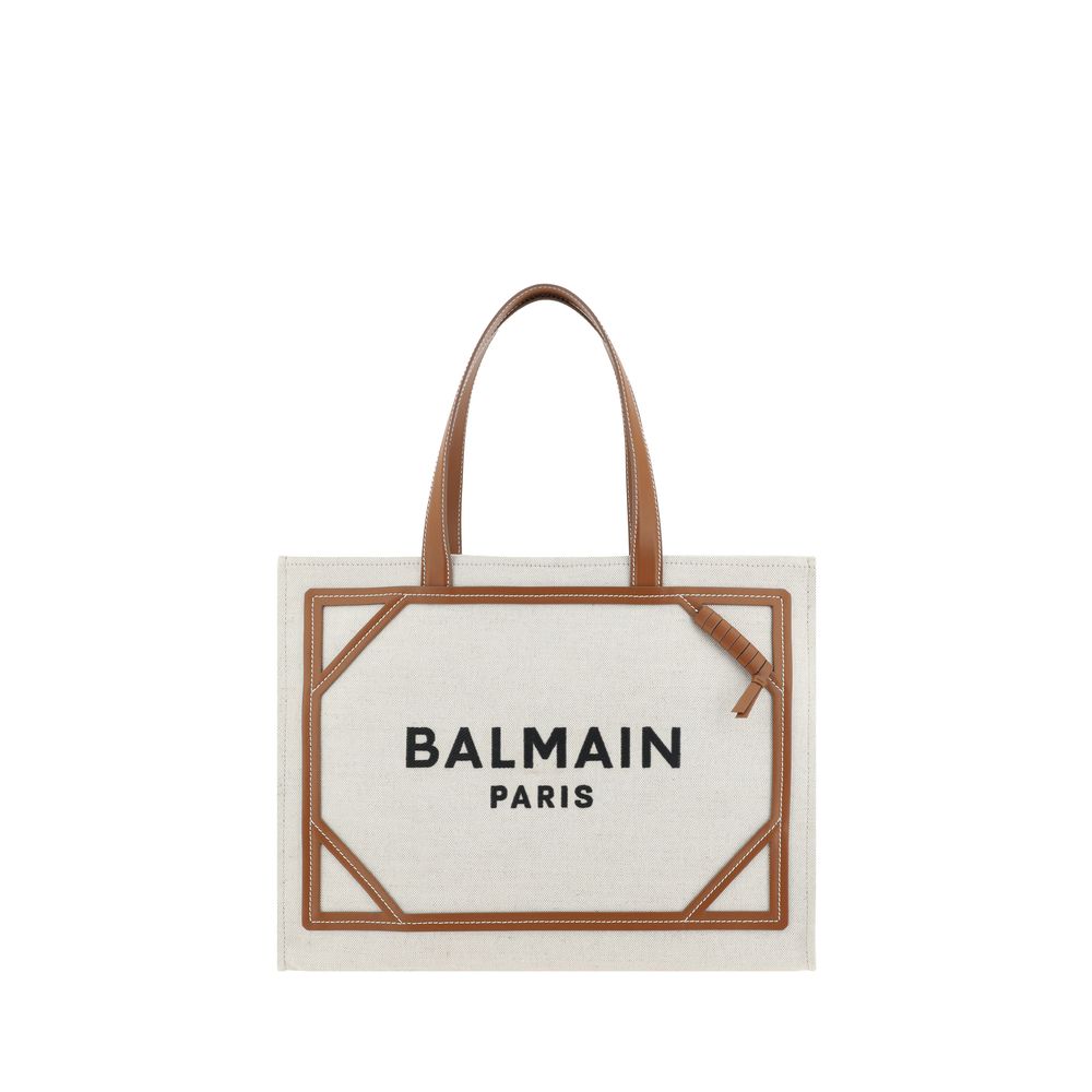 B-Army 42 Canvas Tote Bag with Leather Details