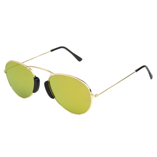 Lunettes de soleil en métal doré