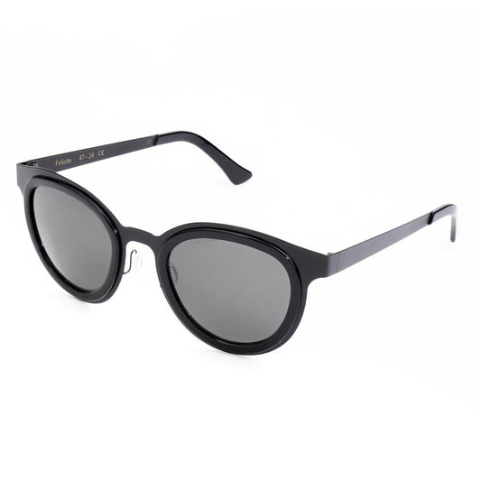 Lunettes de soleil en acier inoxydable noir