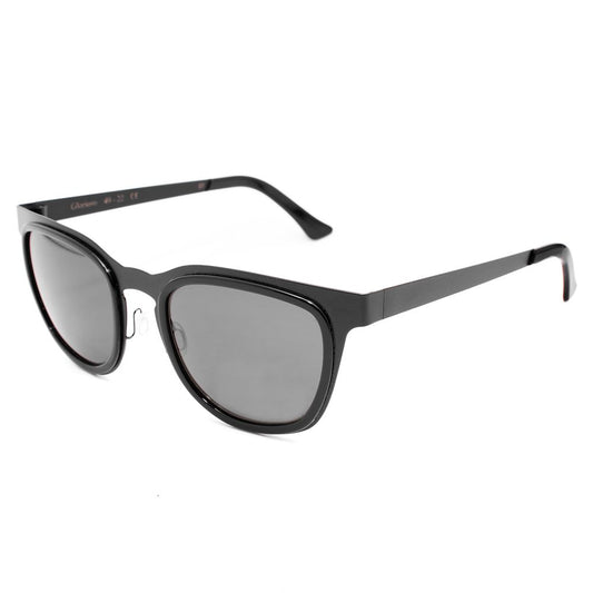 Lunettes de soleil en acier inoxydable noir