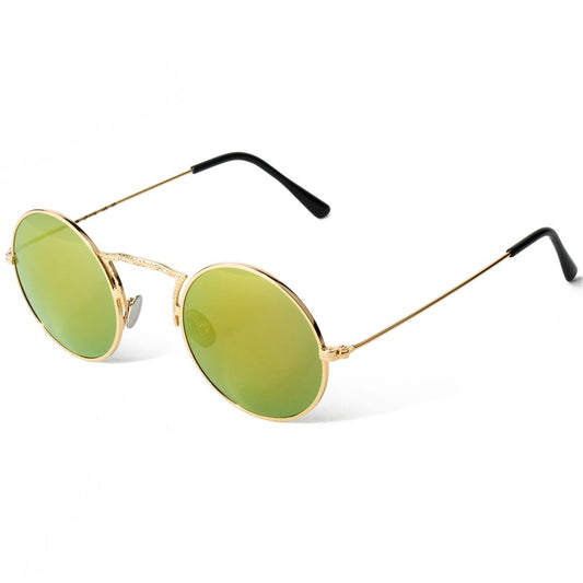 Lunettes de soleil en métal doré