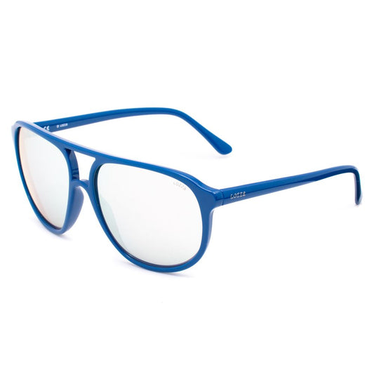 Lunettes de soleil bleues injectées