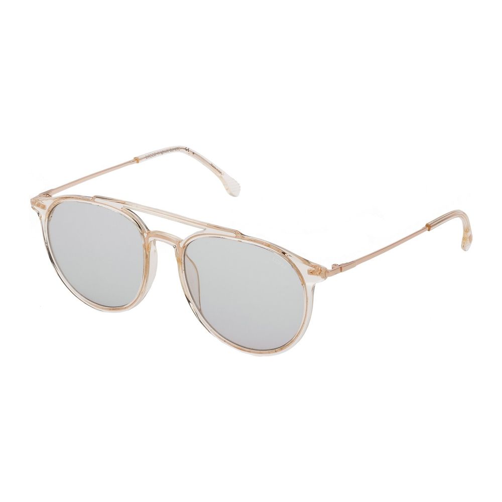 Lunettes de soleil en acétate beige