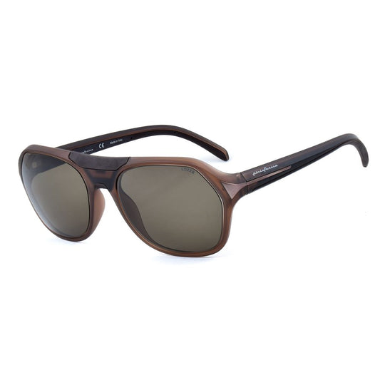 Lunettes de soleil injectées marron