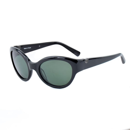 Lunettes de soleil en acétate noir