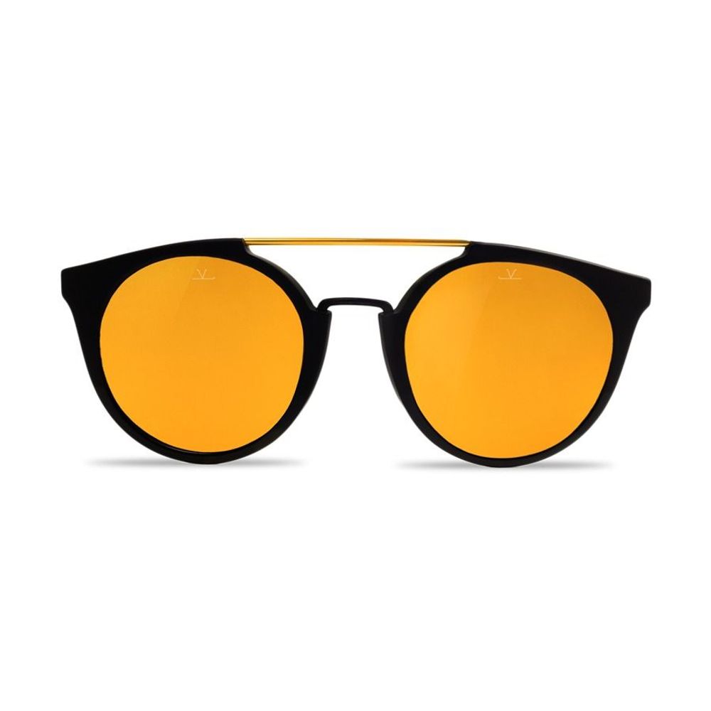 Lunettes de soleil en acétate noir