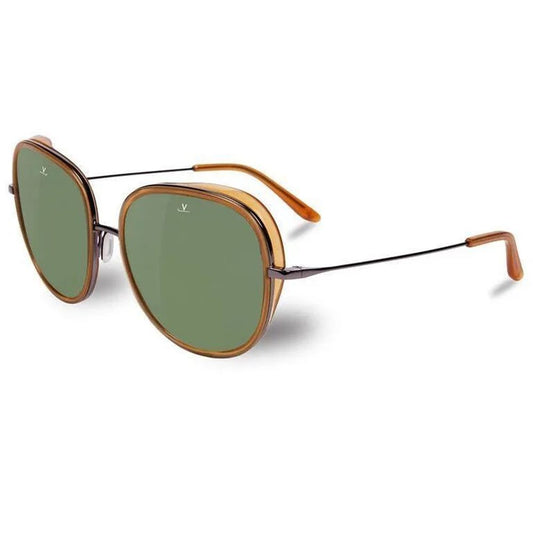 Gafas de sol de acero inoxidable gris de acero inoxidable