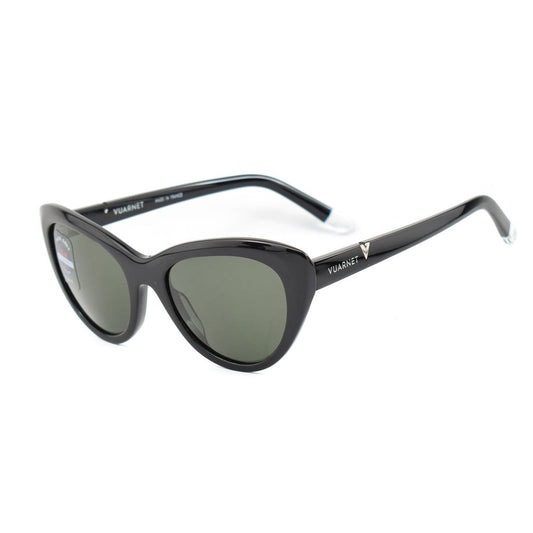 Lunettes de soleil en acétate noir
