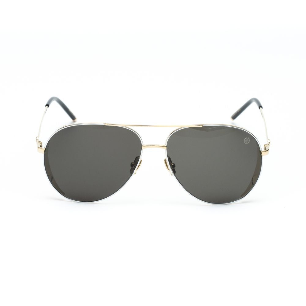 Lunettes de soleil en titane doré