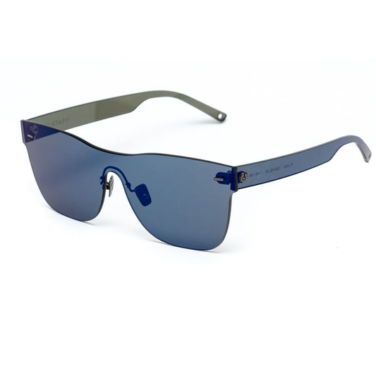 Lunettes de soleil en acétate bleu