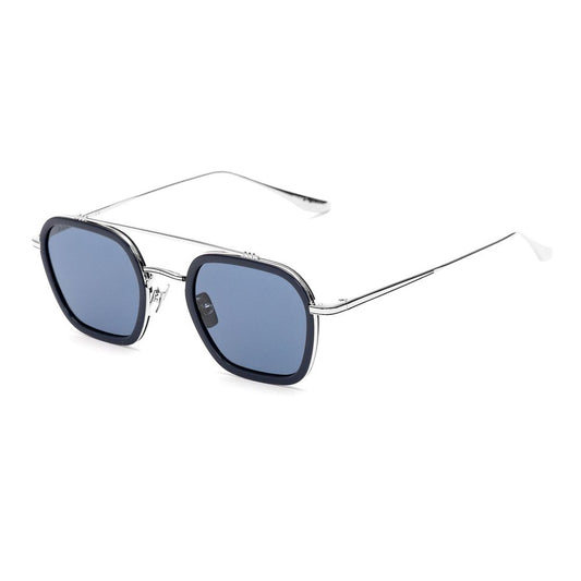 Lunettes de soleil en titane bleu