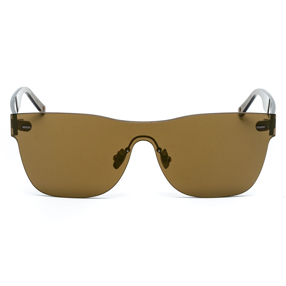 Lunettes de soleil en acétate doré