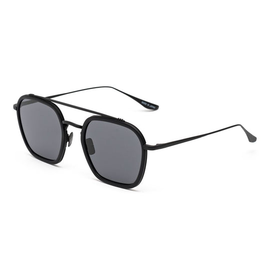Lunettes de soleil en acier inoxydable noir