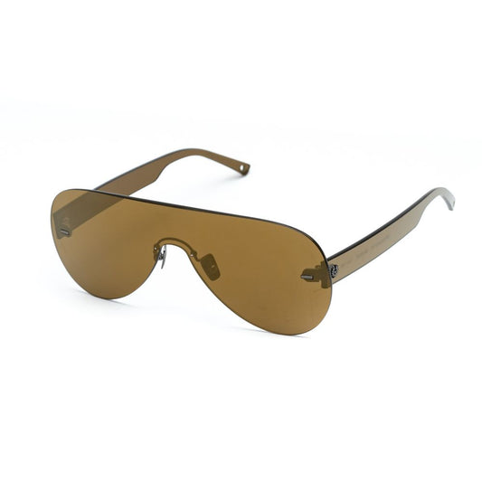 Lunettes de soleil en acétate marron