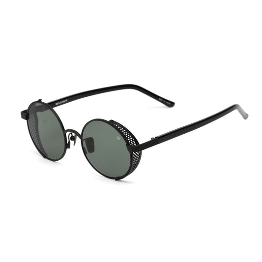 Lunettes de soleil en acétate noir