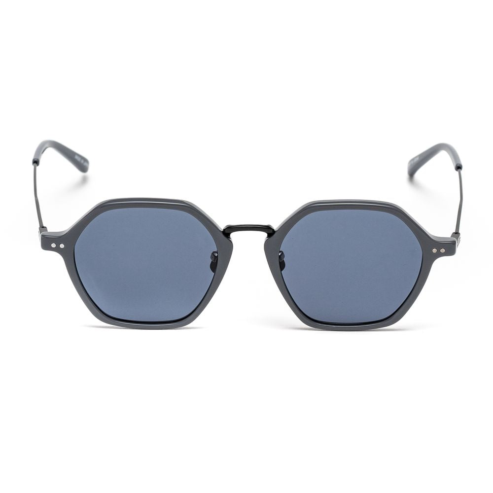 Gafas de sol de acero inoxidable gris