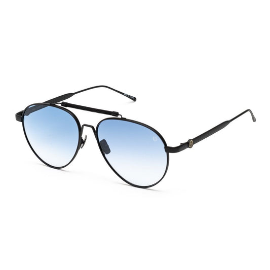 Lunettes de soleil en acier inoxydable noir