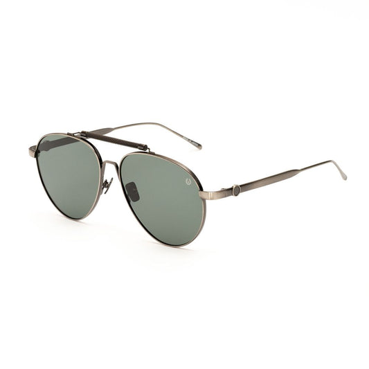Gafas de sol de acero inoxidable gris
