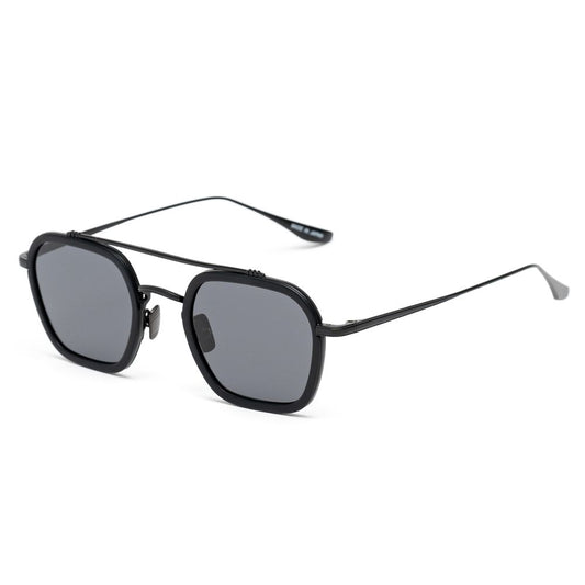 Lunettes de soleil en acier inoxydable noir