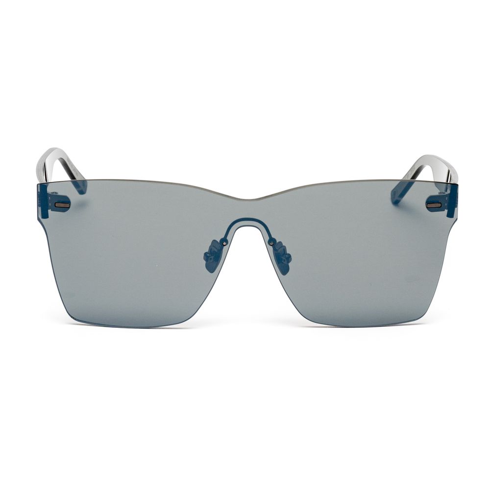 Lunettes de soleil en acétate bleu