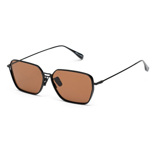 Lunettes de soleil en acier inoxydable noir