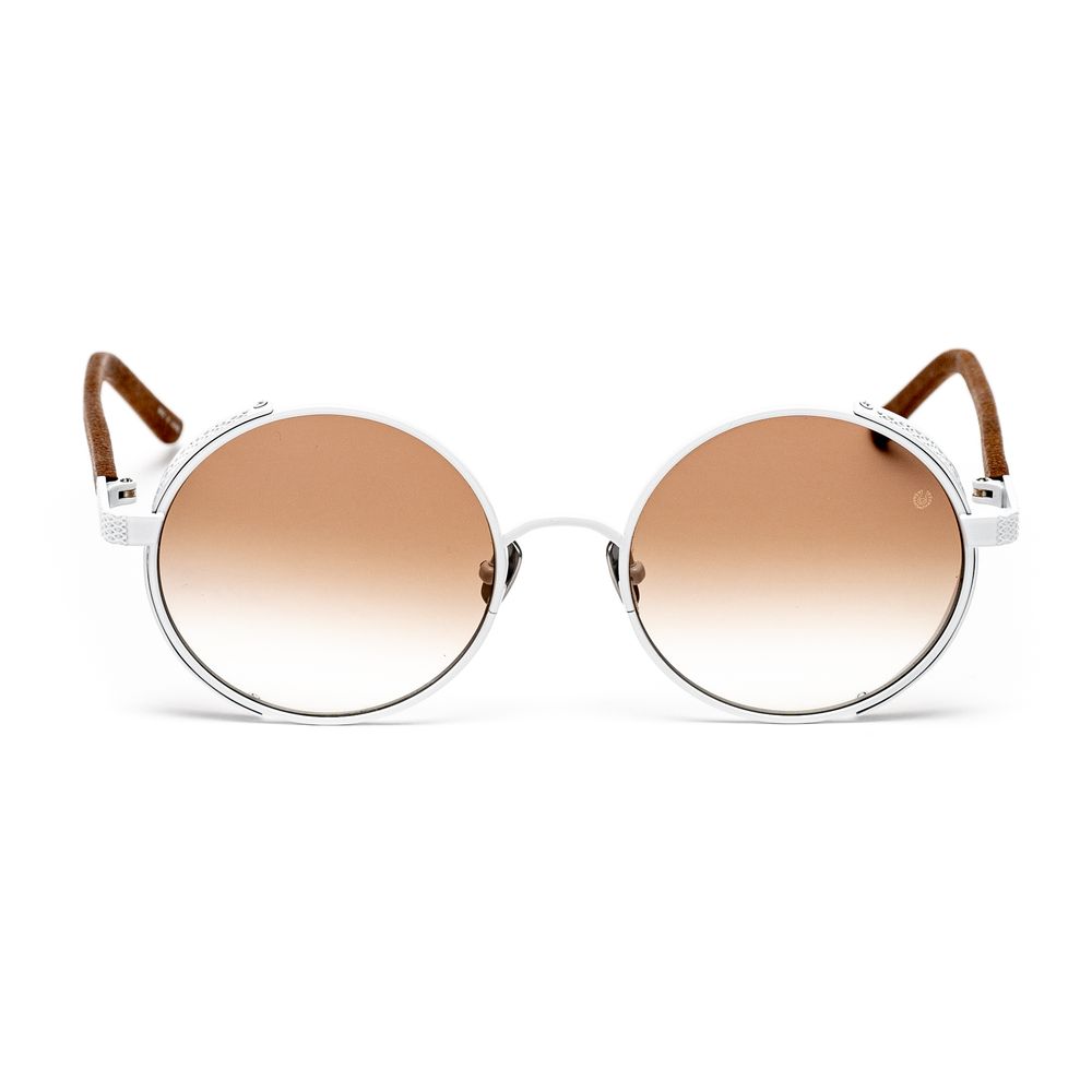 Lunettes de soleil en titane blanc