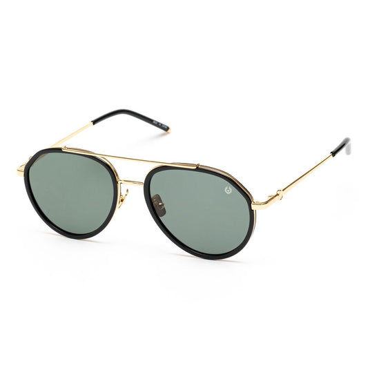 Gafas de sol de acero inoxidable doradas
