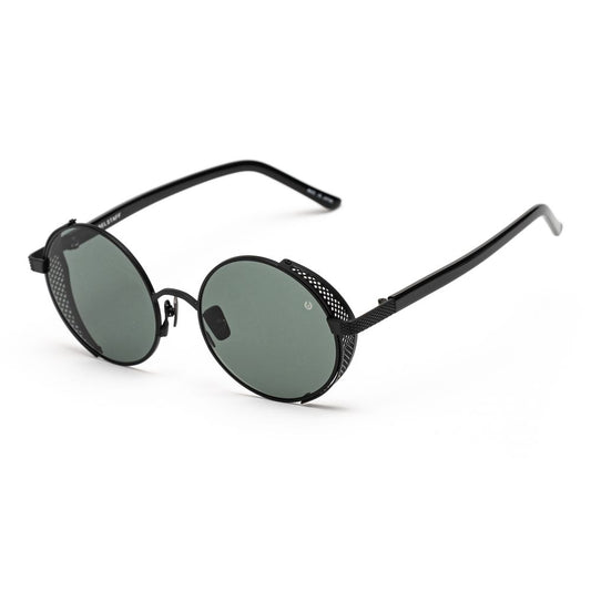 Lunettes de soleil en acier inoxydable noir