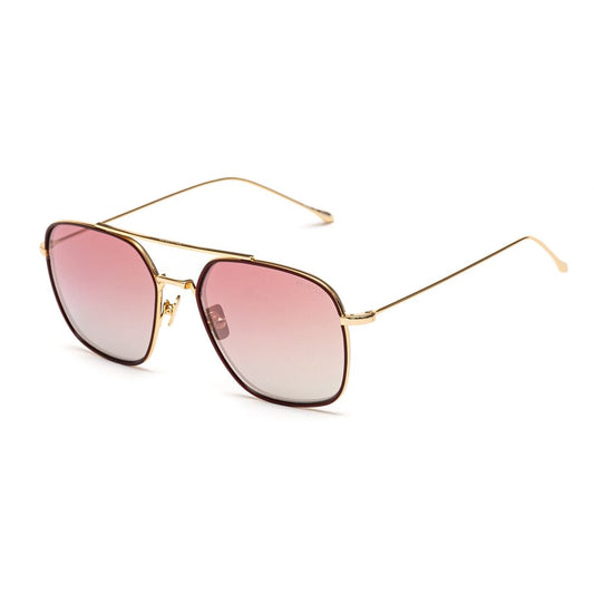 Lunettes de soleil en titane doré
