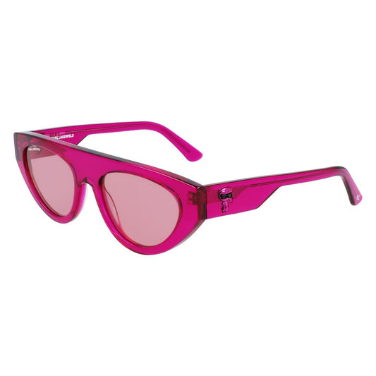 Lunettes de soleil en acétate rose