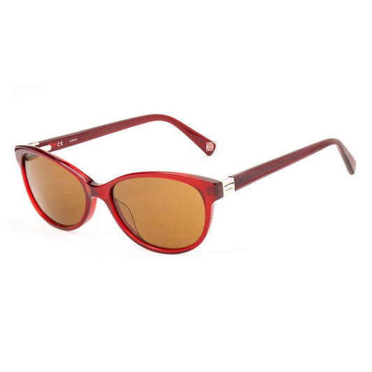Gafas de sol de acetato rojo
