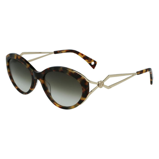 Lunettes de soleil en acétate marron