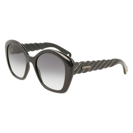 Lunettes de soleil noires bio-injectées