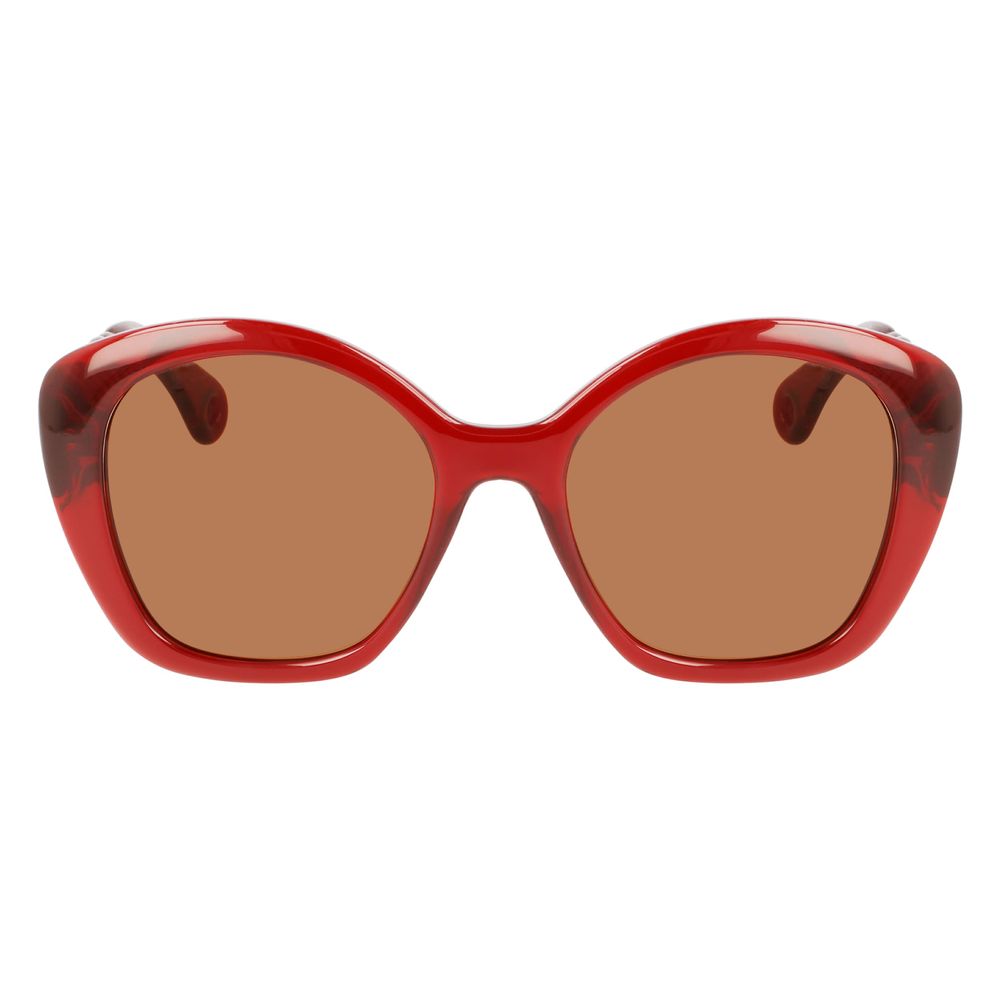 Gafas de sol rojas bioinyectadas