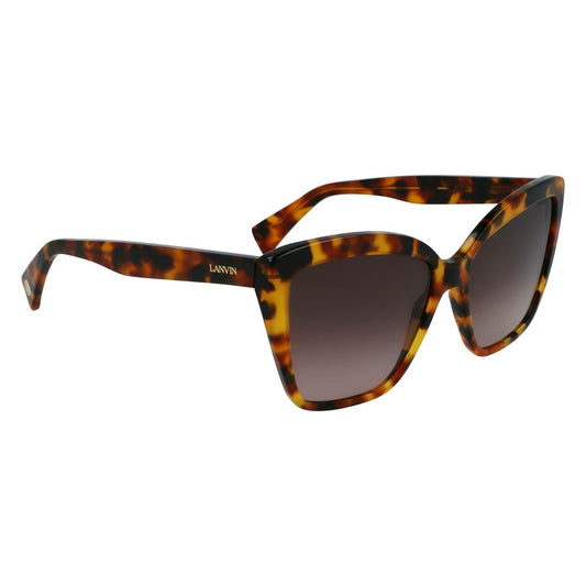 Lunettes de soleil en acétate marron