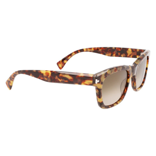 Lunettes de soleil en acétate marron