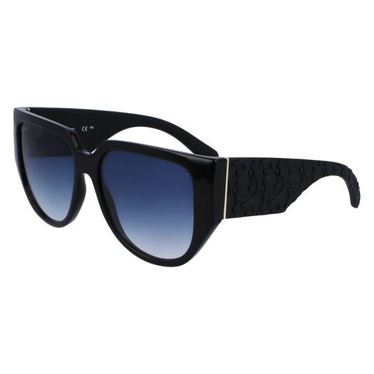 Lunettes de soleil noires bio-injectées